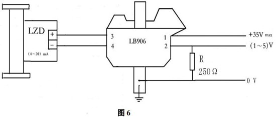 氯气流量计本安防爆型接线图